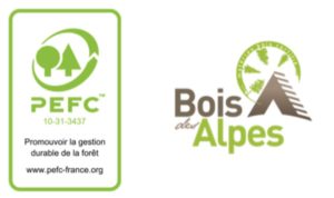 PEFC, bois des alpes par les Toitures Montiliennes.